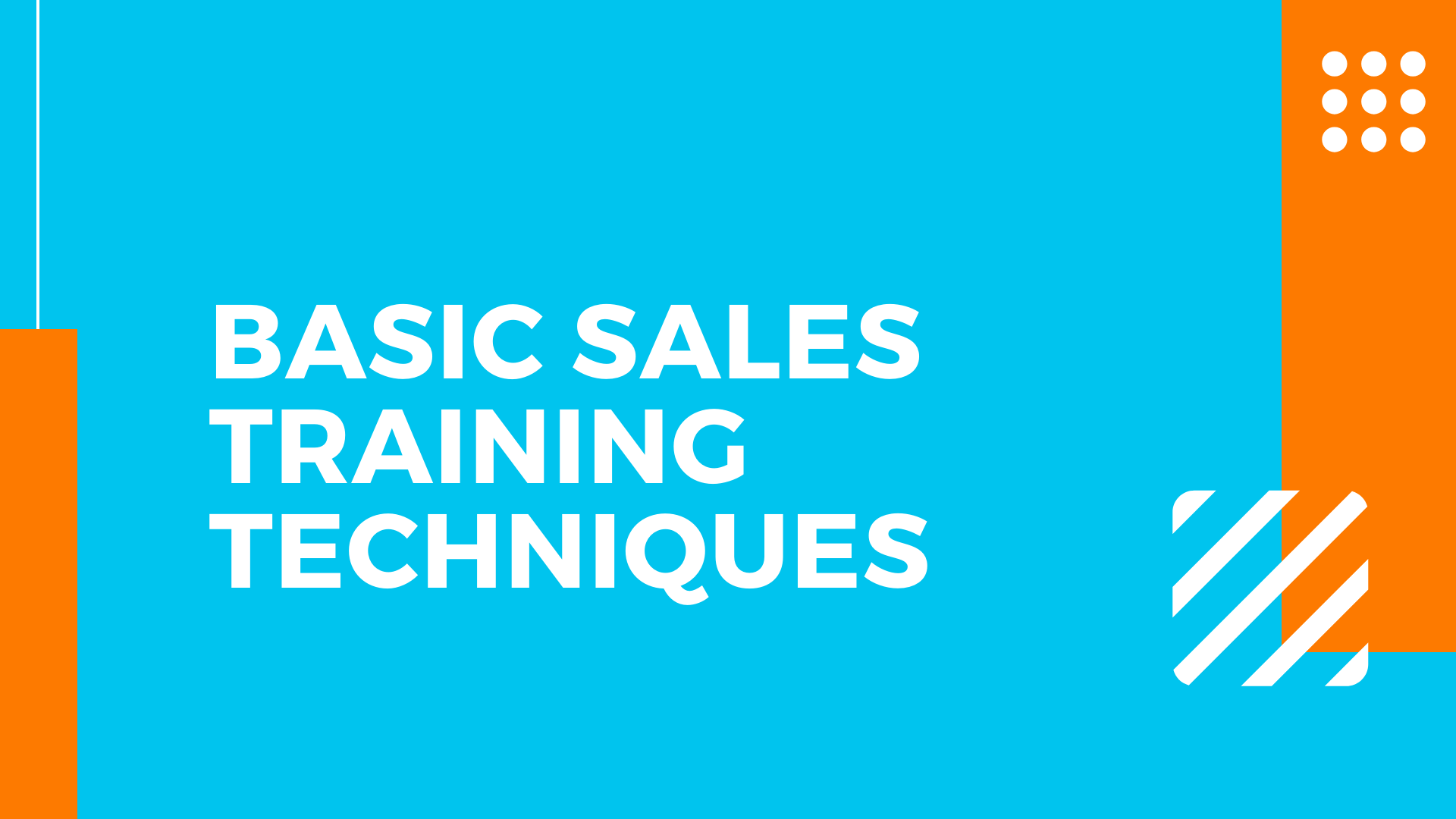 Basic Sales Training Techniques for Small Business Owners